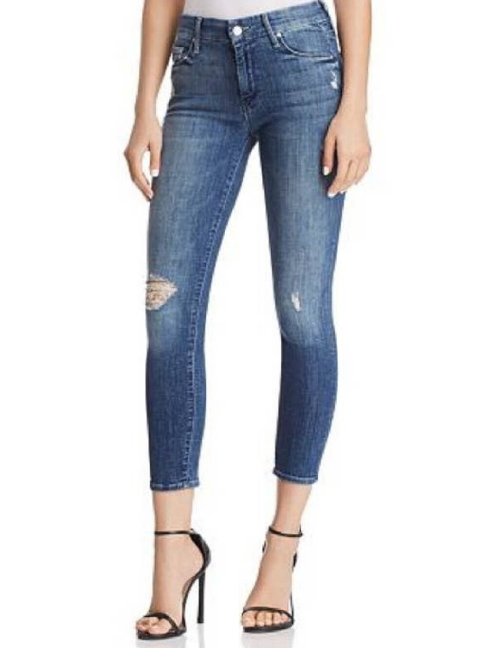 Excellent condition!  MOTHER Denim The Looker Crop in Gypsy Jeans SZ 26